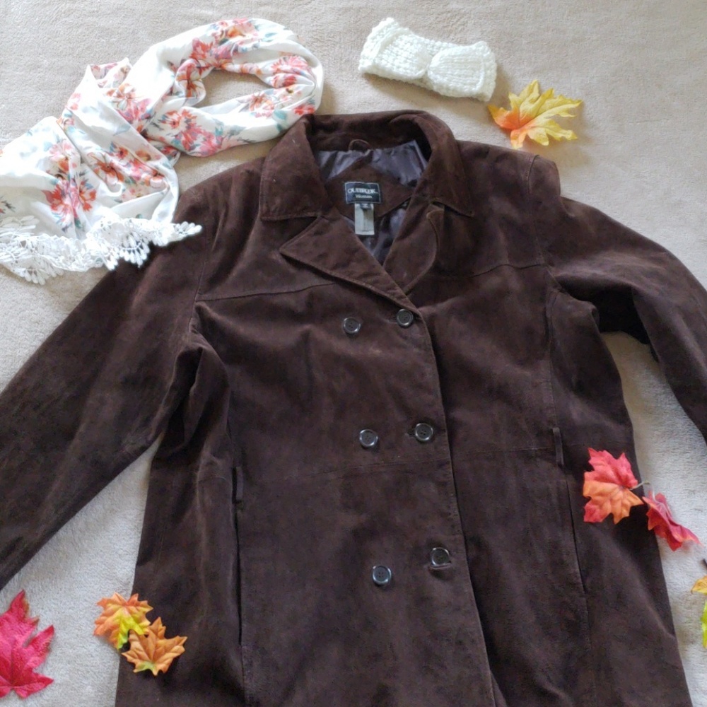 Outbrook womans 3x leather jacket